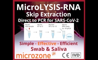 用微裂解RNA跳跃提取SARS-CoV-2