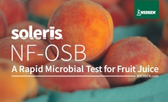 桃子图片与文字关于果汁中微生物的快速检测